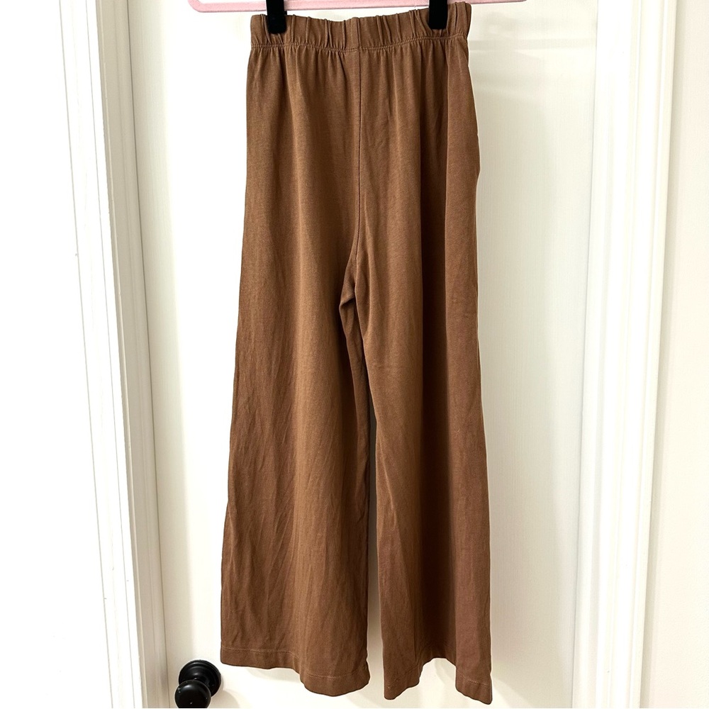 Zara Girl’s Tan Wide-Leg Elastic Waistband Pants, Size 13-14 - Picture 6 of 7